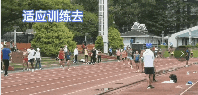刘翠青与徐冬林在东京进行适应训练